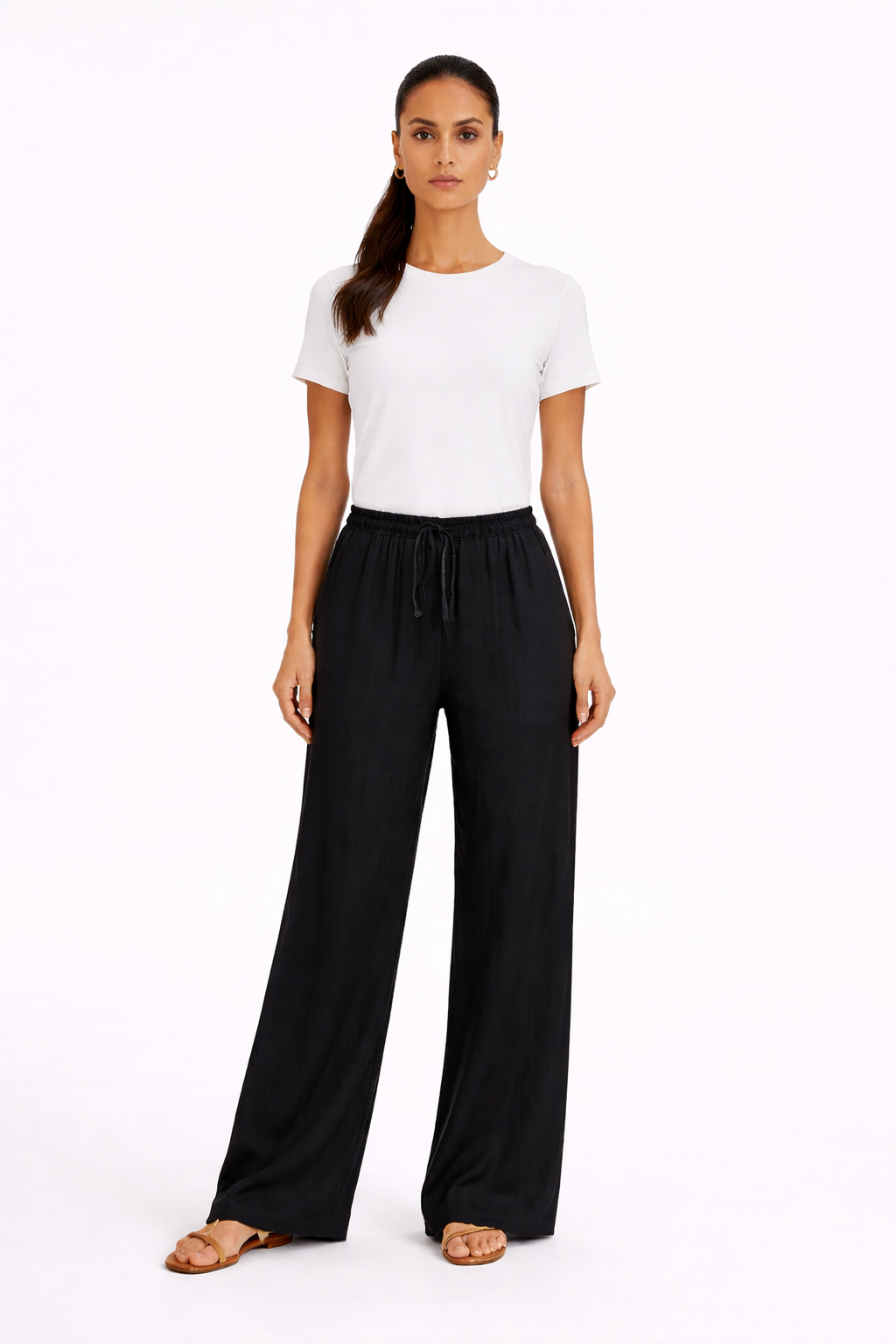 Pantalón Lino - Beige